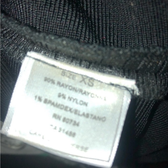 [Gstudio] Black Leather effects Cutout Sexy Bandage Body-con Mini Corset Dress - Picture 16 of 16